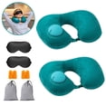 thumbnail image 1 of AGCAN Airplane Pillow Inflatable Travel Neck Pillow Blowup for Adult Neck Support Washable, 2 Pack, 1 of 9