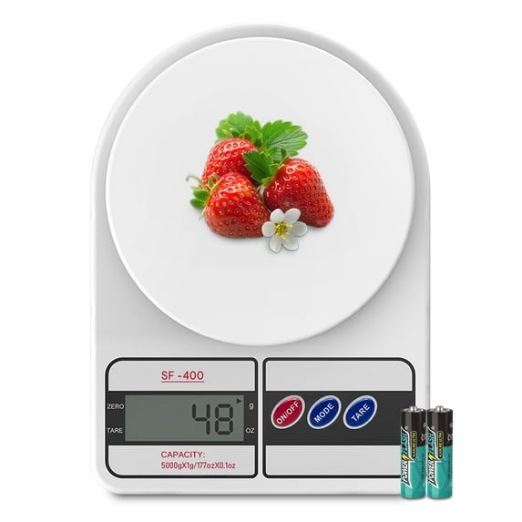 AGCAN Cooking Scale Food Scale Digital Kitchen Scales with Grams and Ounces 22lb Small Measuring Scale with LCD Display for Baking Recipes