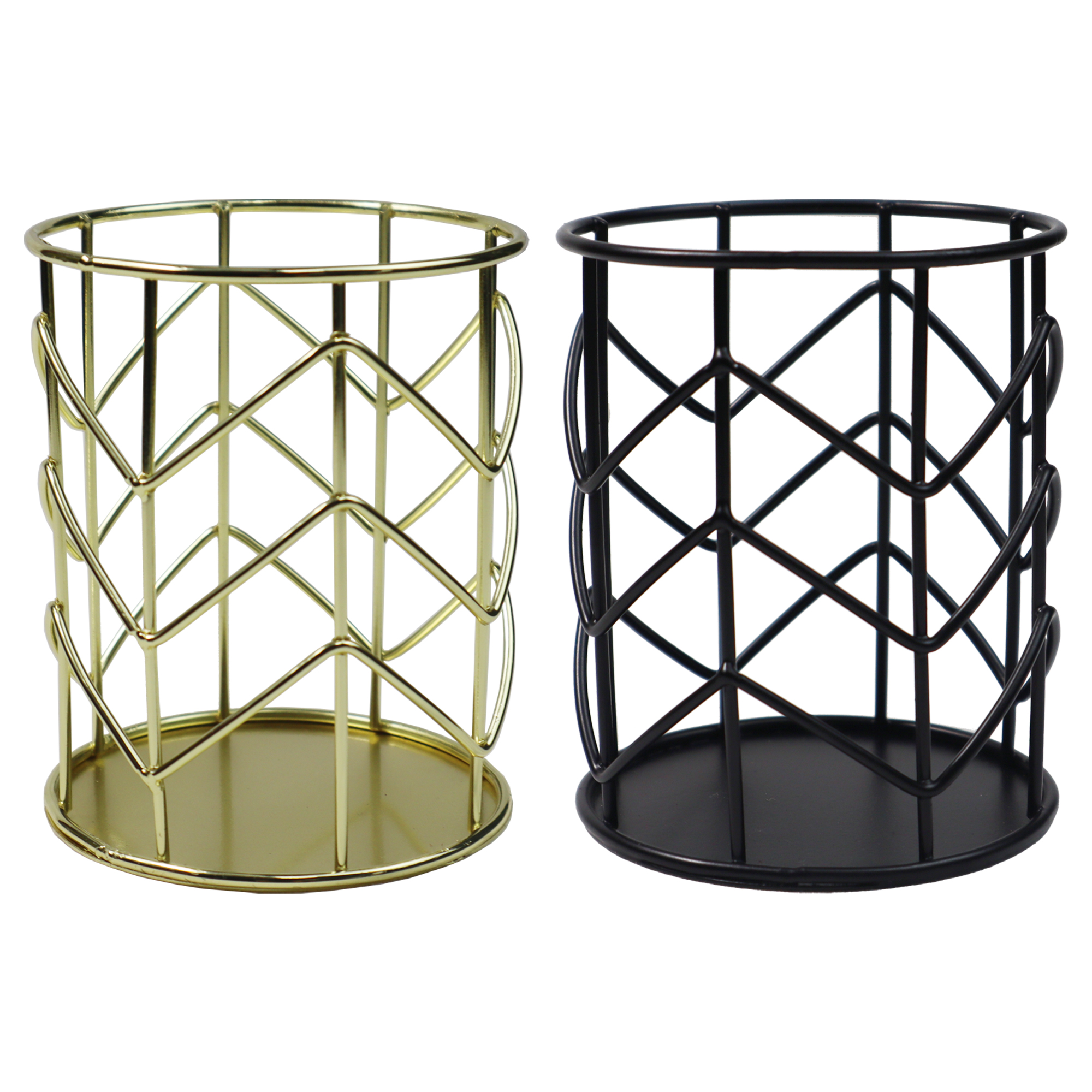 Desktop Mini Trash Recycle Bin Pencil Holder 2Pack