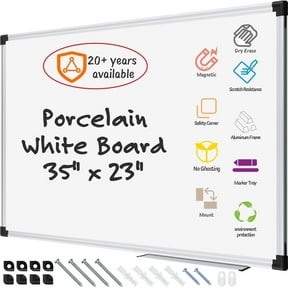 Juvale Magnetic Command Center & Wall Organizer, Whiteboard, Chalkboard ...