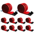 thumbnail image 1 of X-BULL 10 Pack 4" x 30' Winch Truck Straps w/Flat Hook Towing 18000 lbs Red, 1 of 7