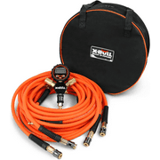 X-BULL 4 Tire Inflation Deflation System Tire Pressure Gauge Equalizer Fits Up to 155 Wheelbase