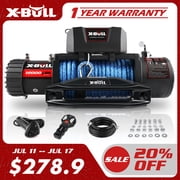 X-BULL 12000LBS Electric Winch 12V Synthetic Rope with Wireless Remote Tow Truck Jeep Off-Road 4WD