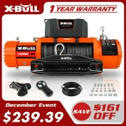 X-BULL Trailer Electric Winch 13000LBS 12V Synthetic Rope Wireless Remote Tow Truck Jeep Off-Road