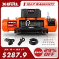 thumbnail image 1 of X-BULL Trailer Electric Winch 13000LBS 12V Synthetic Rope Wireless Remote Tow Truck Jeep Off-Road, 1 of 19