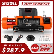 X-BULL Trailer Electric Winch 13000LBS 12V Synthetic Rope Wireless Remote Tow Truck Jeep Off-Road