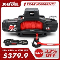 X-BULL High Speed Electric Winch XRS 13000LBS 12V Synthetic Rope SUV Jeep Truck 4WD 2 in 1 Wireless Remote
