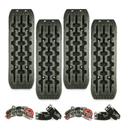 X-BULL Traction Boards 2 Pairs Gen2.0  Sand Track Mud tracks Snow 10T 4WD 4X4 Olive