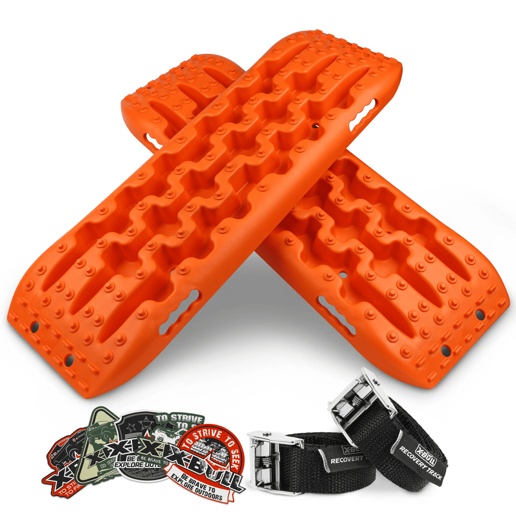 XBULL Traction Boards 2PCS 10T Recovery Track Traction Mat Sand Mud