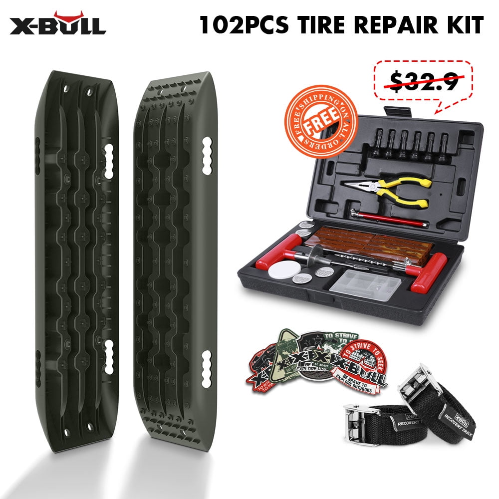 XBULL Traction Boards Gen2.0 Olive 10T Sand Mud trucks Offroad 4X4 Car