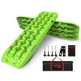 thumbnail image 1 of X-BULL Traction Boards Recovery Tracks 2PCS Sand Mud Snow Tire Ladder Light Green Gen3.0 4WD, 1 of 14