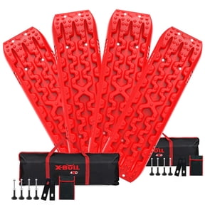X-BULL Traction boards 2Pairs Sand Tracks Snow Tire Ladder Red Gen3.0