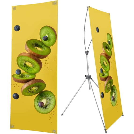 X Banner Stand 31 ½"*72" Perfect for Restaurant and Store Display with Portable Travel Bag (31 ½"*72")