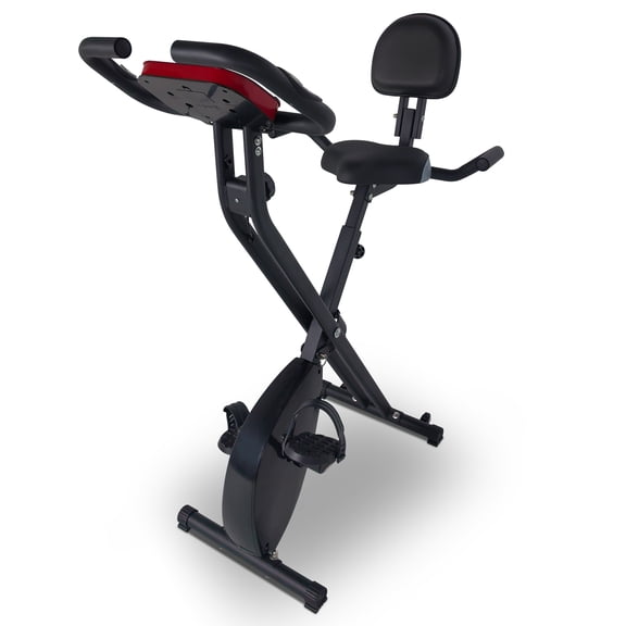 X Bike Foldable Stationary Bike With Adjustable Resistance For Home Fitness