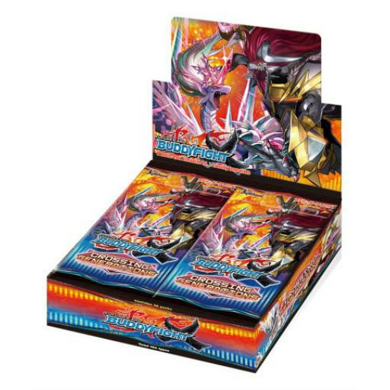 future card buddyfight booster box ICv2: 'Four Dimensions' for 'Future Buddyfight' Key Features Includes 1 sealed booster box containing 12 booster packs (7 cards per pack) Features 120 unique card types plus parallel cards Brings back iconic illustrations from Future Card Buddyfight Includes 3 exclusive new card illustrations for this collaboration set Official Bushiroad Cardfight Opening My Ultimate Unite Future