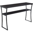 thumbnail image 1 of X-Calibur Console Table, Espresso / Slate Gray Frame, 1 of 4