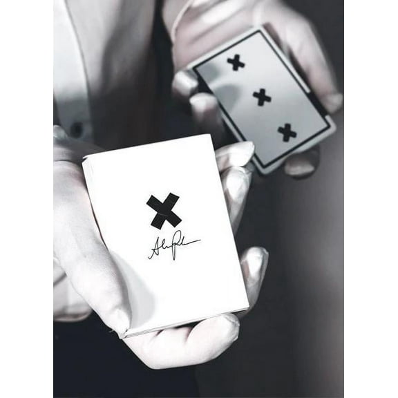 X DECK V2 Playing Cards By Alex Pandrea (WHITE/BLACK)