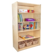 Wood Designs 13260 X-Deep Bookshelf- 59-1/2" Height x 18" Deep Pack of 4