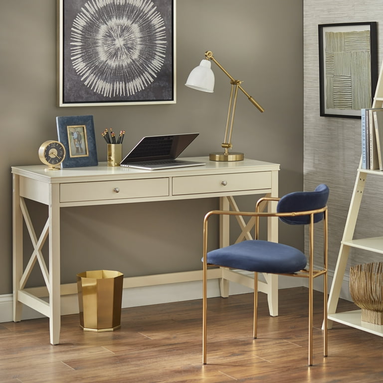 X Desk with Two Drawers, Multiple Colors - Walmart.com