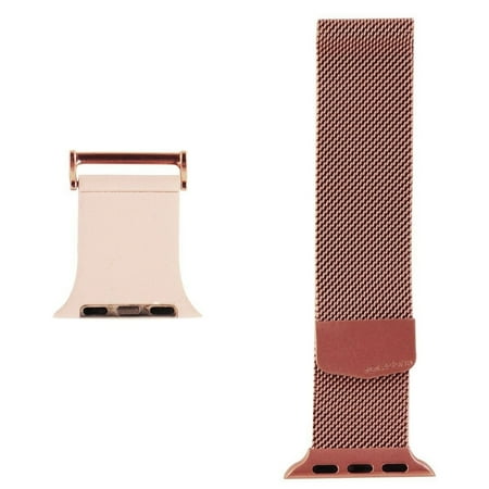 Raptic - Hybrid Mesh Watch Band for Apple Watch® 38mm, 40mm, 41mm - Rose Gold