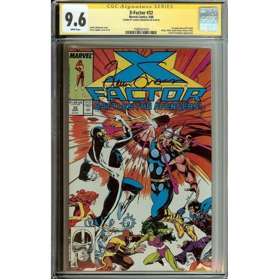 X-Factor #32 1st N'astirh Signed Louise Simonson CGC 9.6