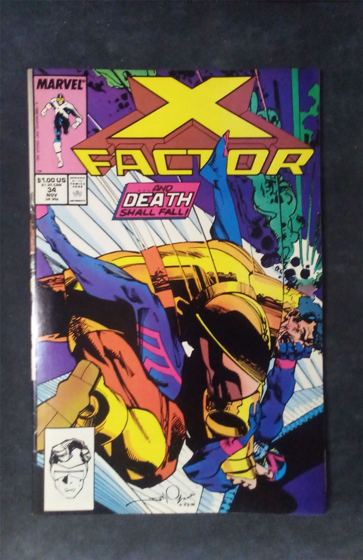 Pre-Owned X-Factor #34 1988 Marvel Comics Comic Book - Walmart.com