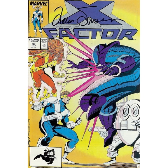 X-Factor #40 VF Signed by Louise Simonson