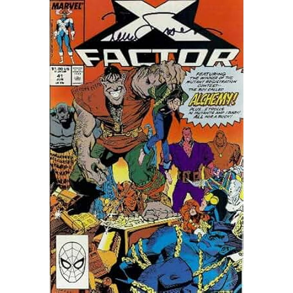 X-Factor #41 VF Signed by Louise Simonson