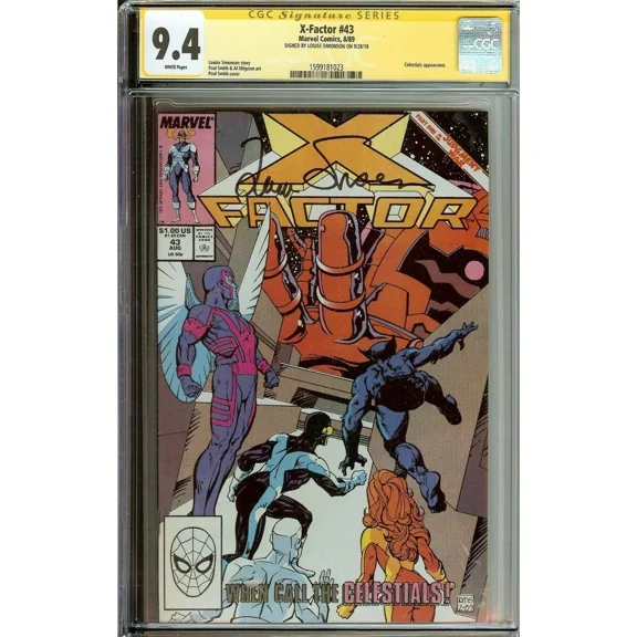 X-Factor #43 Signed Louise Simonson CGC 9.4