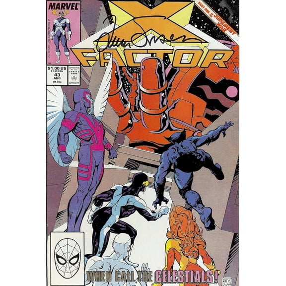 X-Factor #43 VF Signed