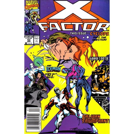 X-Factor #53 (Newsstand) VF ; Marvel Comic Book