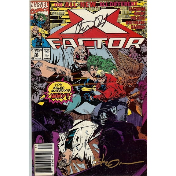 X-Factor #72 Signed by Peter David