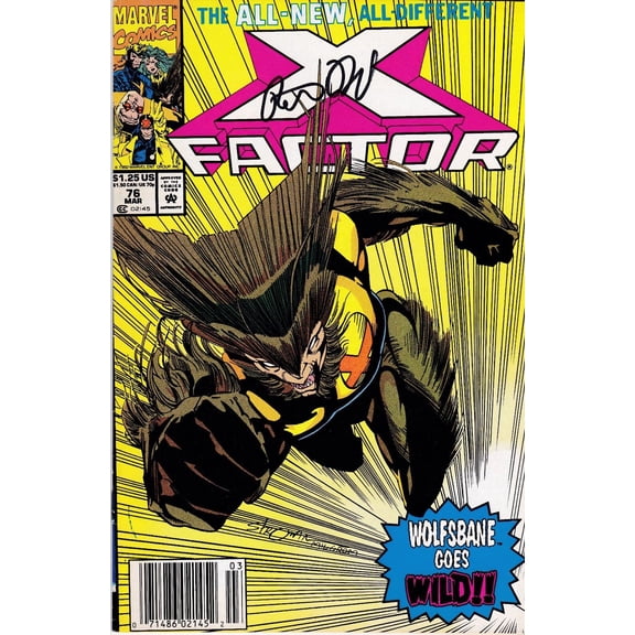 X-Factor #76 Signed by Peter David