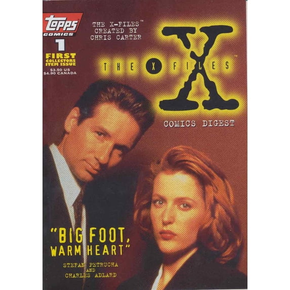 X-Files Comics Digest, The #1A VF ; Topps Comic Book