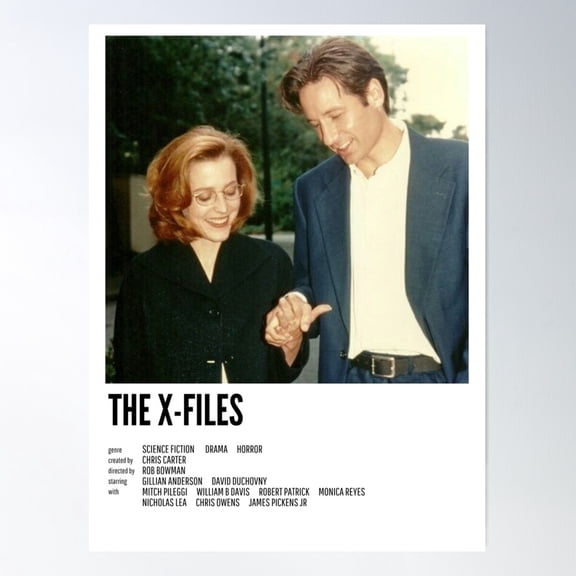 X-Files Movie/Show Poster Poster Wall Art, Modern Wall Decor For Living Room Bedroom, 16x24 UNFRAMED