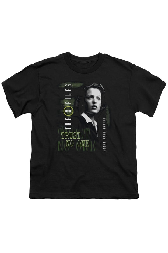 X Files - Scully - Youth Short Sleeve Shirt - X-Large
