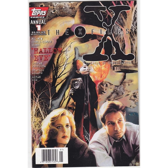 X-Files, The Annual #1 (Newsstand) VF ; Topps Comic Book