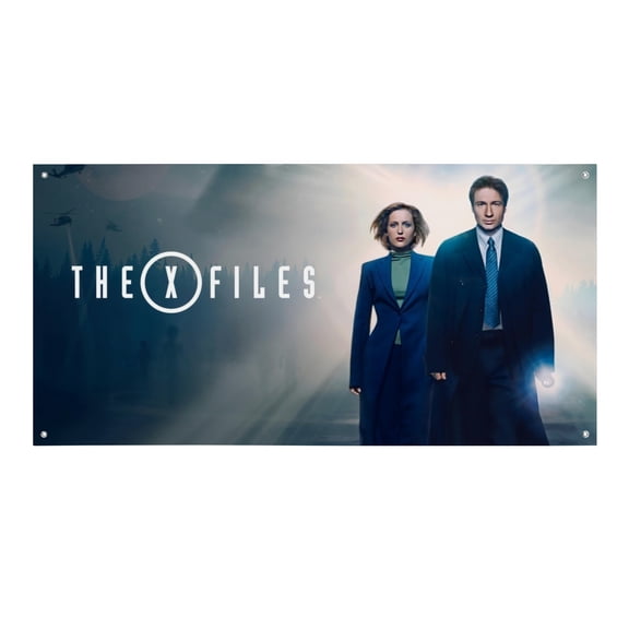 X-Files-Theme Backdrops Banner Birthday Party Decor Supplies Personalized Party Backdrop Decoration,5x3ft150x90cm