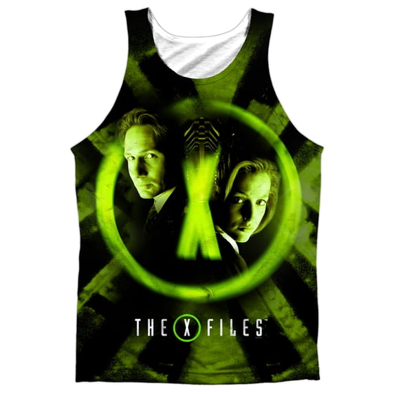 X Files Men's Trust No One Mens Tank White