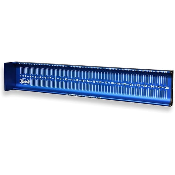 Ketch X Fish Measuring Board/Ruler - 26" Blue