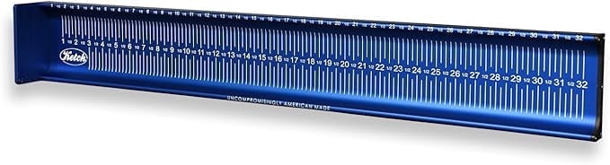 Ketch Fish Measuring Board/Ruler - 32" Blue