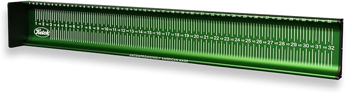 Ketch X Fish Measuring Board/Ruler - 32" Green