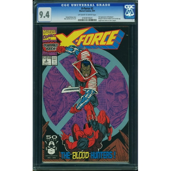 X-Force #2 - CGC 9.4 Comic Book