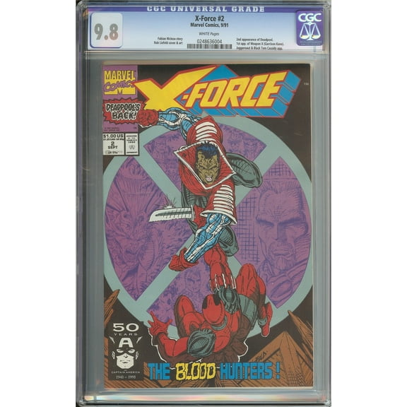 X-Force #2 - CGC 9.8 Comic Book