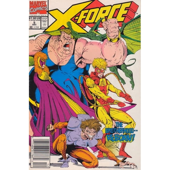 X-Force #5 (Newsstand) VF ; Marvel Comic Book