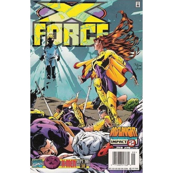 X-Force #58 (Newsstand) VF ; Marvel Comic Book