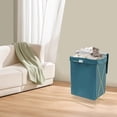 thumbnail image 1 of X-Frame Laundry Basket, Dirty Clothes Basket W/Lid, Foldable Laundry Hamper, 1 of 16