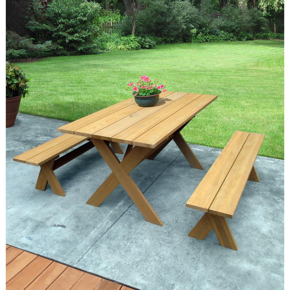 X-Frame-Picnic-Table-Dining-