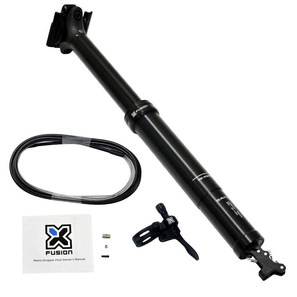 X-Fusion Manic INTEGRA Remote Dropper Seatpost 30.9x375.5mm,T:125mm #YB2717