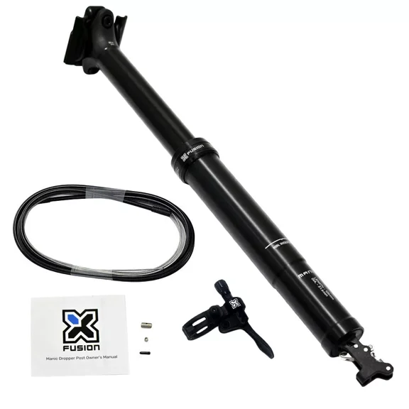 X-Fusion Manic INTEGRA Remote Dropper Seatpost 31.6x375.5mm,T:125mm, YB2718